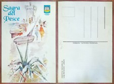 PIOMBINO - COPERTINA REALIZZATA DAL PITTORE LUIGI BERNARDINI - SAGRA DEL PESCE