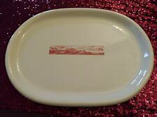 Vassoio Ceramica Prosciutto San Daniele colore Bianco