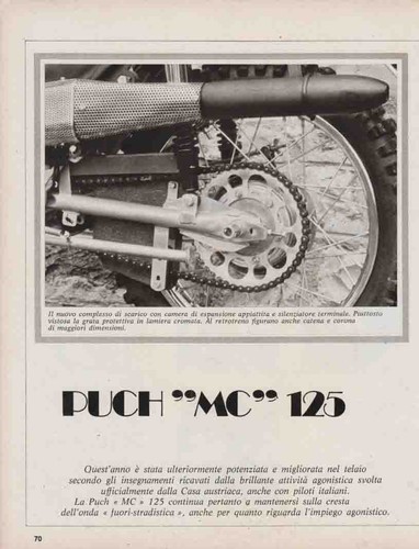Advertising test moto puch - test, mc