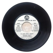 45 Giri Caterina Caselli - I Califfi  A La Casa Degli Angeli B Lola Bella Mia