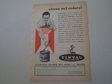 advertising Pubblicità 1957 TINTAL MAX MEYER