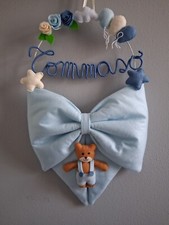 Fiocco nascita ghirlanda