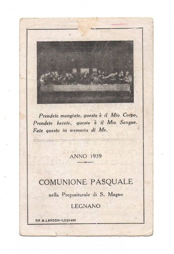 Comunione pasquale legnano - comunione,