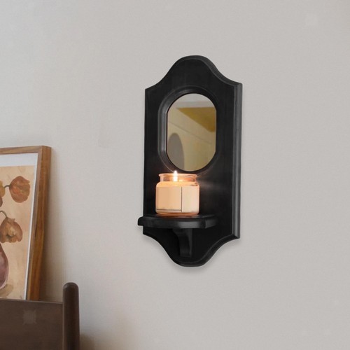 Applique parete con candela - parete,
