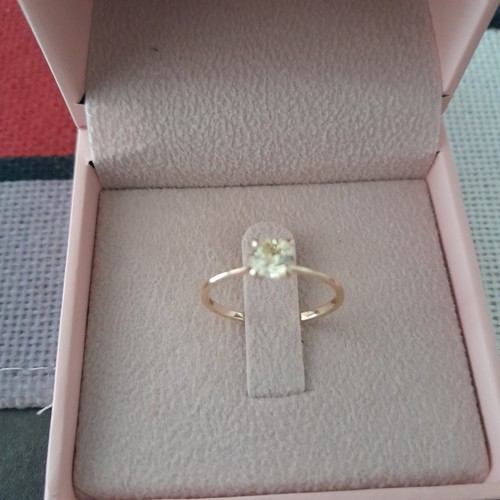 Anello oro con diamante - oro,