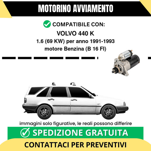 Motorino avviamento volvo - avviamento, 440