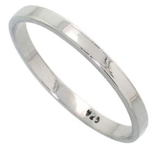 2mm Uomo & Donna Argento