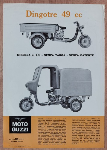 Moto guzzi dingotre motocarro - guzzi,