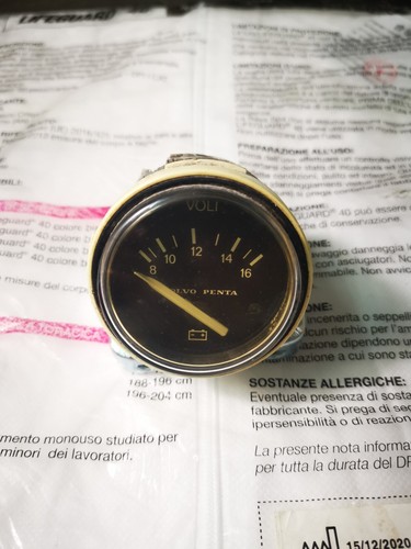 Voltometro 12v originale volvo - voltometro,