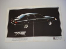 advertising Pubblicità 1988 SAAB 9000 SEDAN CD