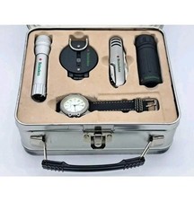 HEINEKEN BIRRA BEER-VALIGETTA KIT SOPRAVVIVENZA-OROLOGIO/BUSSOLA/TORCIA/COLTELLO