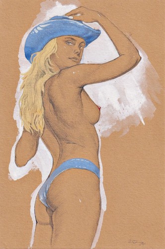 Disegno donna nuda x26 - donna,