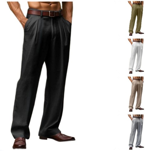Pantaloni uomo tinta unita
