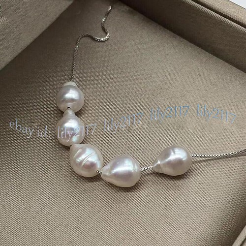 Collana catena perle goccia