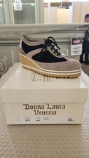 BEIGE AND BLACK LEATHER SHOES