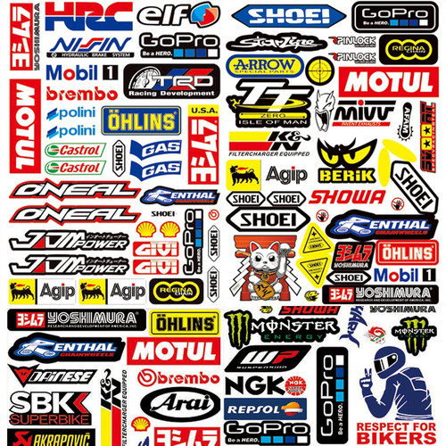 Stickers moto adesivi per - stickers,