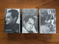 Italo CALVINO ROMANZI E RACCONTI  3 vv MERIDIANI Opera completa con cofanetto