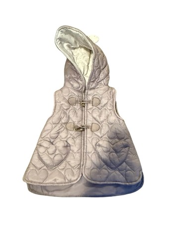 Gilet trapuntato con cappuccio