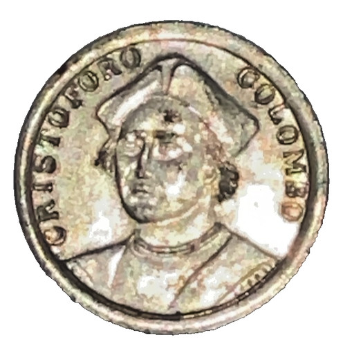 Medaglia gettone cristoforo - medaglia,
