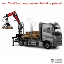 LESU 1/14 Kit Gru Idraulica in Metallo per Trattore RC Camion Caricamento Log