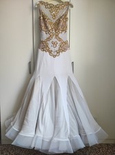 Abito da ballo standard Aspesi - Bianco Oro strass oro crystal S / IT 40 / EU 36