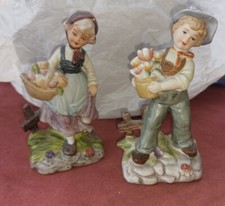 ANTICA STATUA GRUPPO COPPIA IN