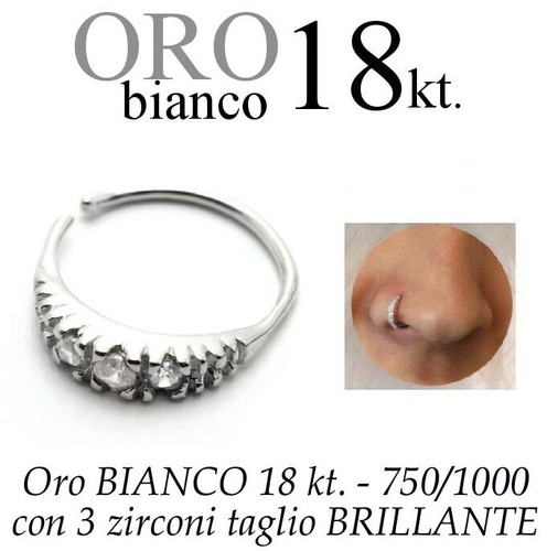 Piercing naso cerchio anello - naso,