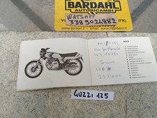 Moto Guzzi 125- manuale uso e manutenzione