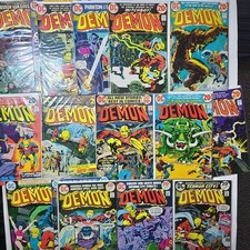 The Demon #1-16 2 3 4 5 6 7 1972 prima apparizione lotto fumetti bronzo completo Kirby