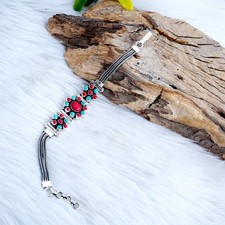 Bracciale Boho in corallo e
