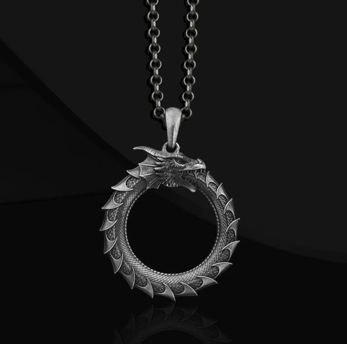 Collana ouroboros drago - ouroboros,