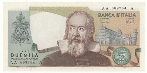 2000 lire galileo - 2000,