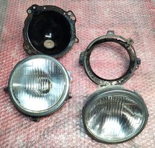 Cp Fanali SN LUCAS Completi di Ghiere Cornici Originali TRIUMPH Dolomite Sprint