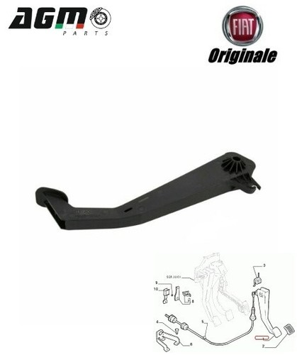 Pedale frizione originale - pedale, fiat