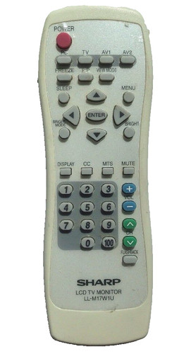 Sharp m17w1u telecomando - sharp, ll-m17w1u