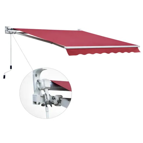 Tenda sole rossa 300x200 - da,