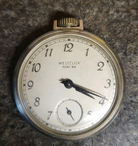 Vintage westclox ben pocket - ben,