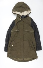 Cappotto parka donna verde