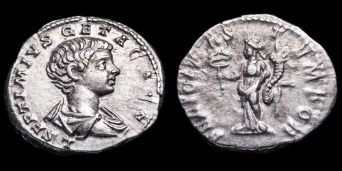 Geta denarius felicitas - -,