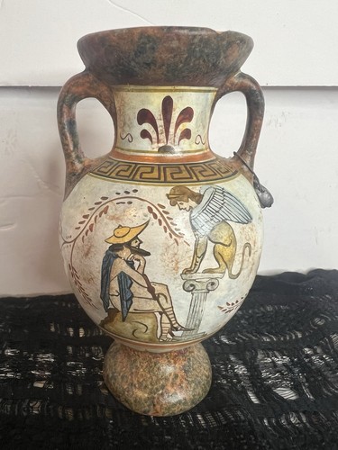 Antico vaso anfora greca museo - antico,