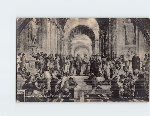Cartolina scuola atene - la,