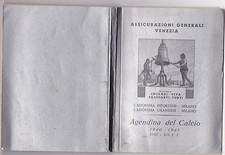 Calcio Football agendina del calcio 1940-41 edizioni barlassina