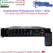 Amplificatore 100V a 6 Zone