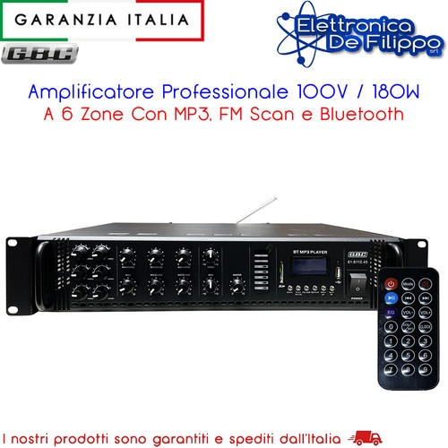 Amplificatore 100v zone - a, 6