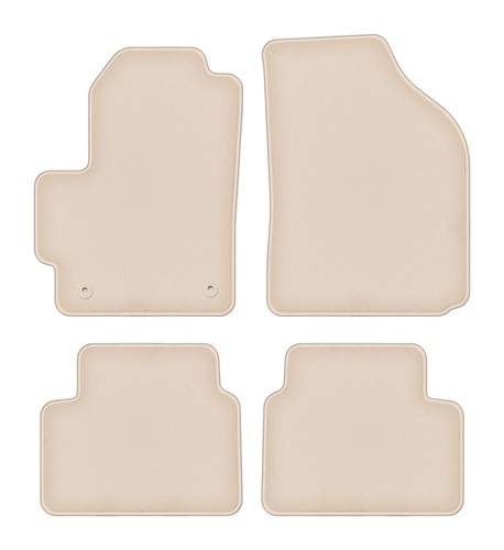Set tappetini moquette beige