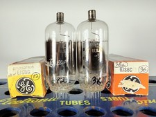 Coppia GE 6LB6 6JC6C NOS strettamente abbinati nuovi con scatola testati come tubo NOS