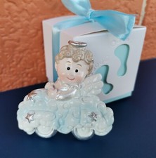 Bomboniere nascita angelo calamita ceramica battesimo compleanno bambino