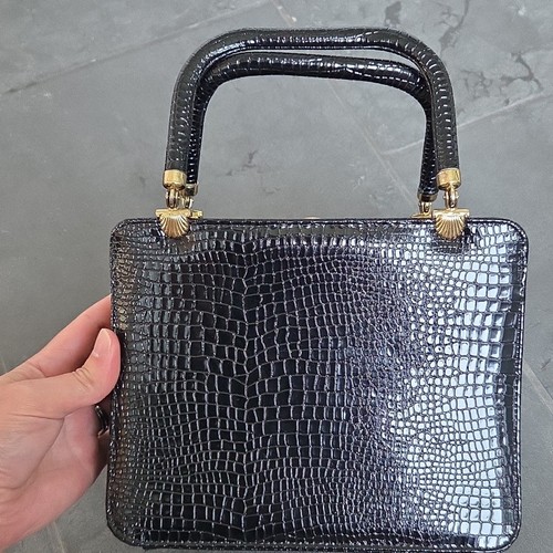 Borsa tracolla vintage nera - borsa,