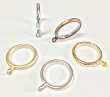 ANELLI TENDA TENDE PER BINARIO TONDO IN BASTONE SCORRITENDA CASA BASTONI ACCIAIO