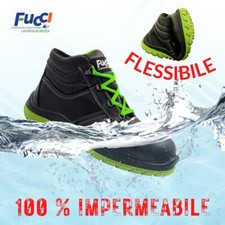 Scarpe antinfortunistica Alte nere S3 SRC Fucci da lavoro Uomo Donna leggere 